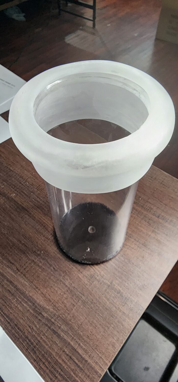 Example image of the unit on a cylinder as a cushion