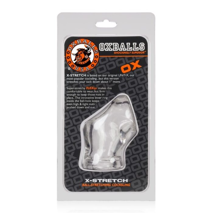 X Sling, clear color in packaging
