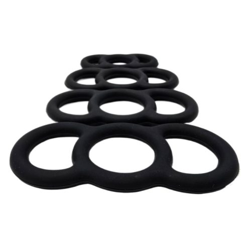 Image of set of 4 restriction rings laid out vertically