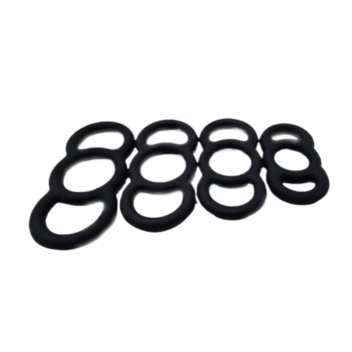 Image of set of 4 restriction rings laid out horizontally