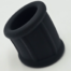 Contoured Silicone Ball Stretcher made from soft black silicone
