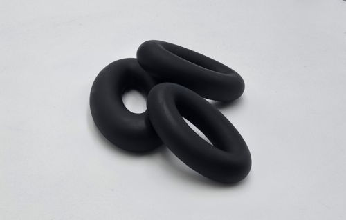 Elliptical Silicone Restriction Rings made from soft liquid silicone